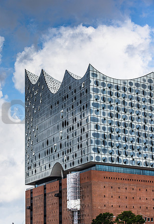 Elbphilharmonie. Philharmonic Building, Hamburg