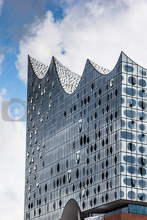 Elbphilharmonie. Philharmonic Building, Hamburg
